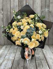 Букет цветов из:  Розы и Лизиантусы в Донская Сочи