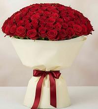 Букет 101 Красная роза Милано в Донская Сочи
