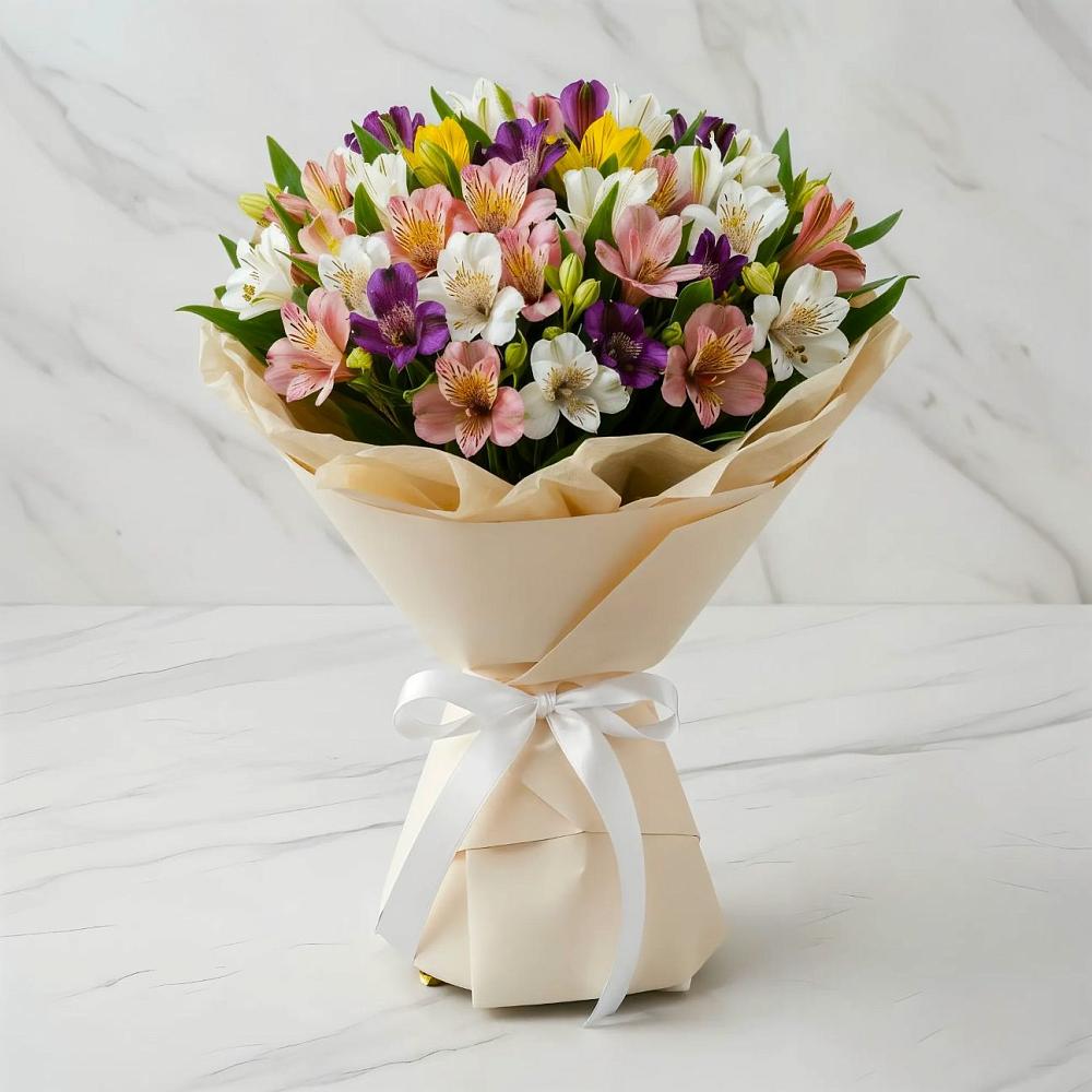 Букет цветов из: Альстромерии в Донская Сочи