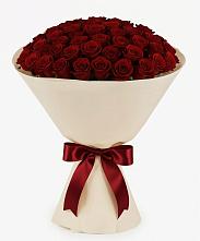 Букет 101 Бордовая роза Блэк Бакарра в Донская Сочи