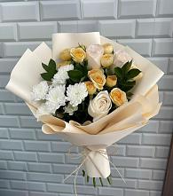 Букет цветов из:  Розы и Хризантемы в Донская Сочи