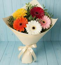 Букет цветов из:  Герберы #REPLACE_PRED# Донская Сочи