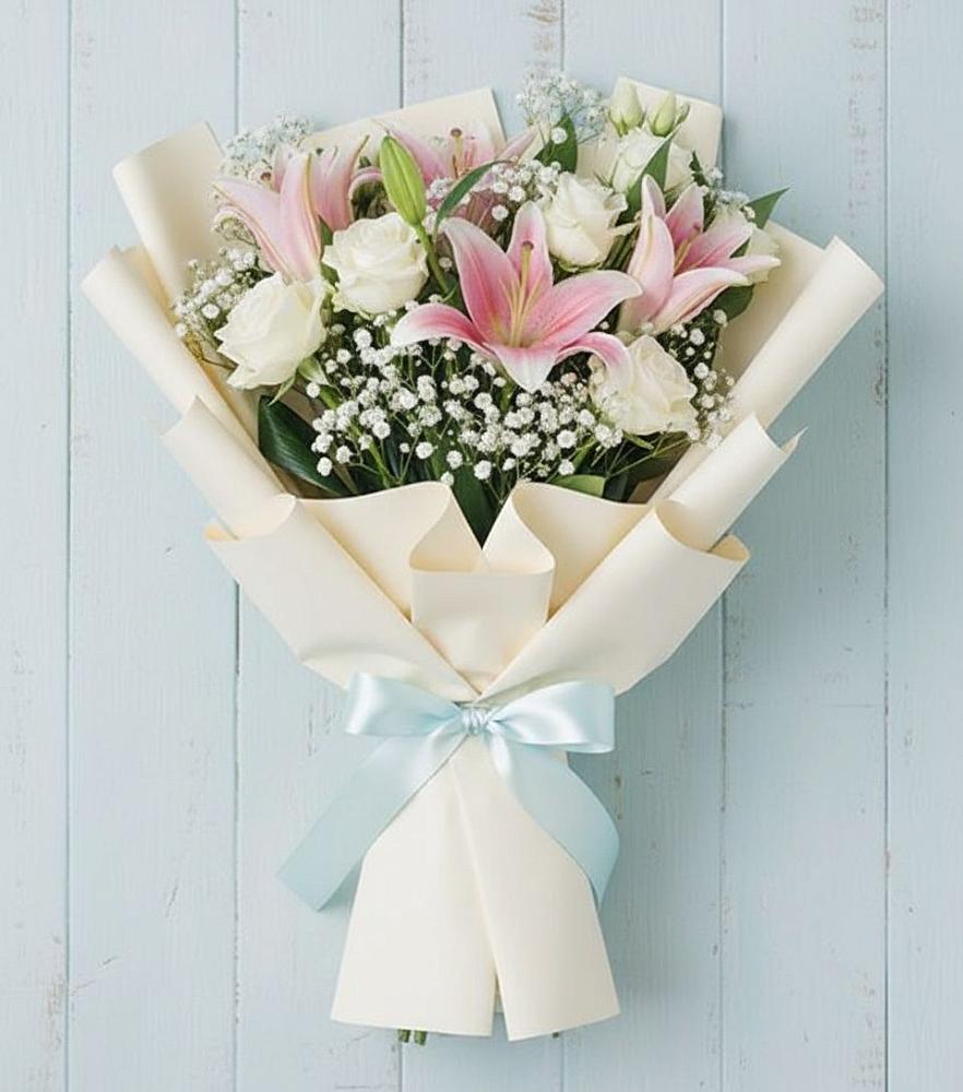 Букет цветов из: Лилии в Донская Сочи