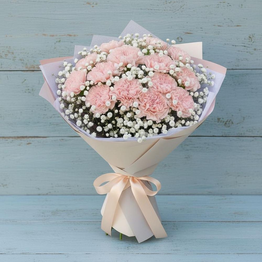 Букет цветов из: Гвоздики в Донская Сочи