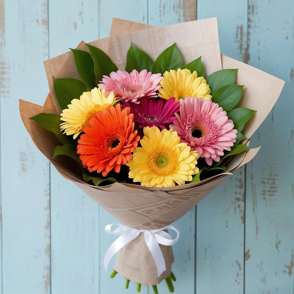 Букет цветов из: Герберы в Донская Сочи