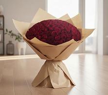 Букет 101 Красная роза в Донская Сочи