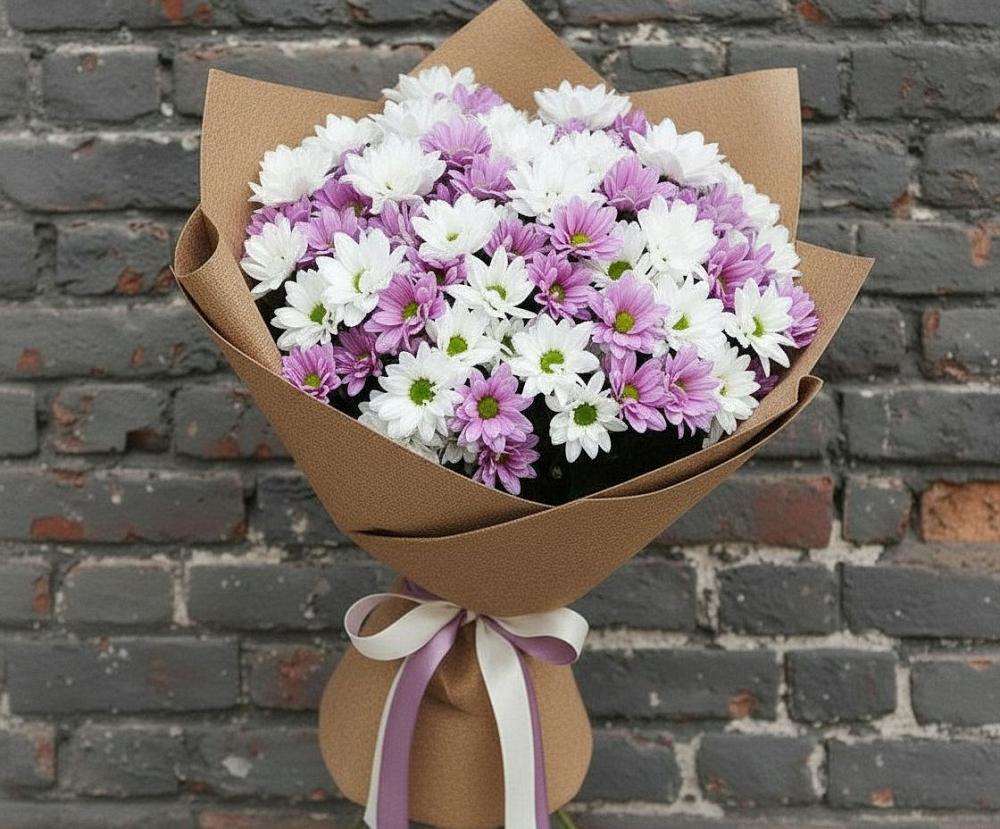 Букет цветов из: Хризантемы в Донская Сочи