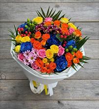 Букет цветов из:  Розы и Хризантемы в Донская Сочи