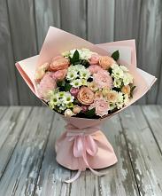 Букет цветов из:  Гвоздики, Розы и Хризантемы #REPLACE_PRED# Донская Сочи