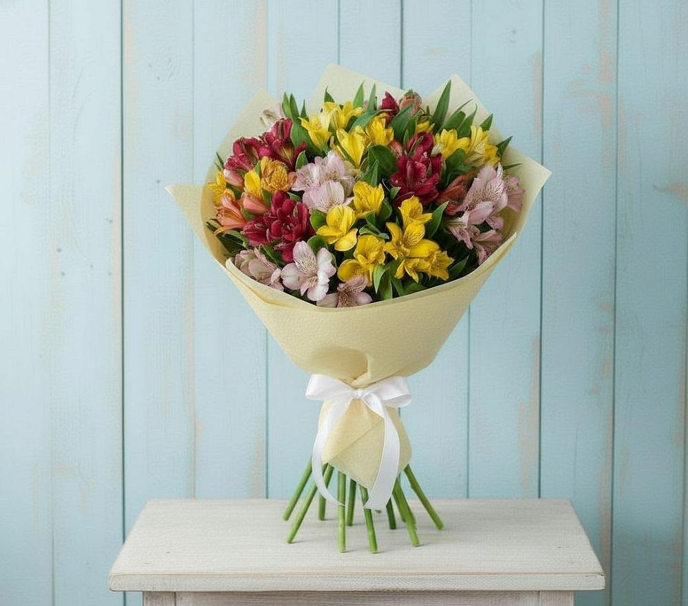 Букет цветов из: Альстромерии в Донская Сочи