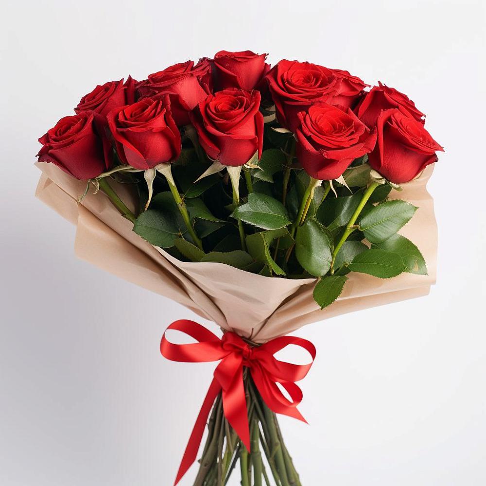 Букет 11 Красных роз Эдлесс Лав в Донская Сочи
