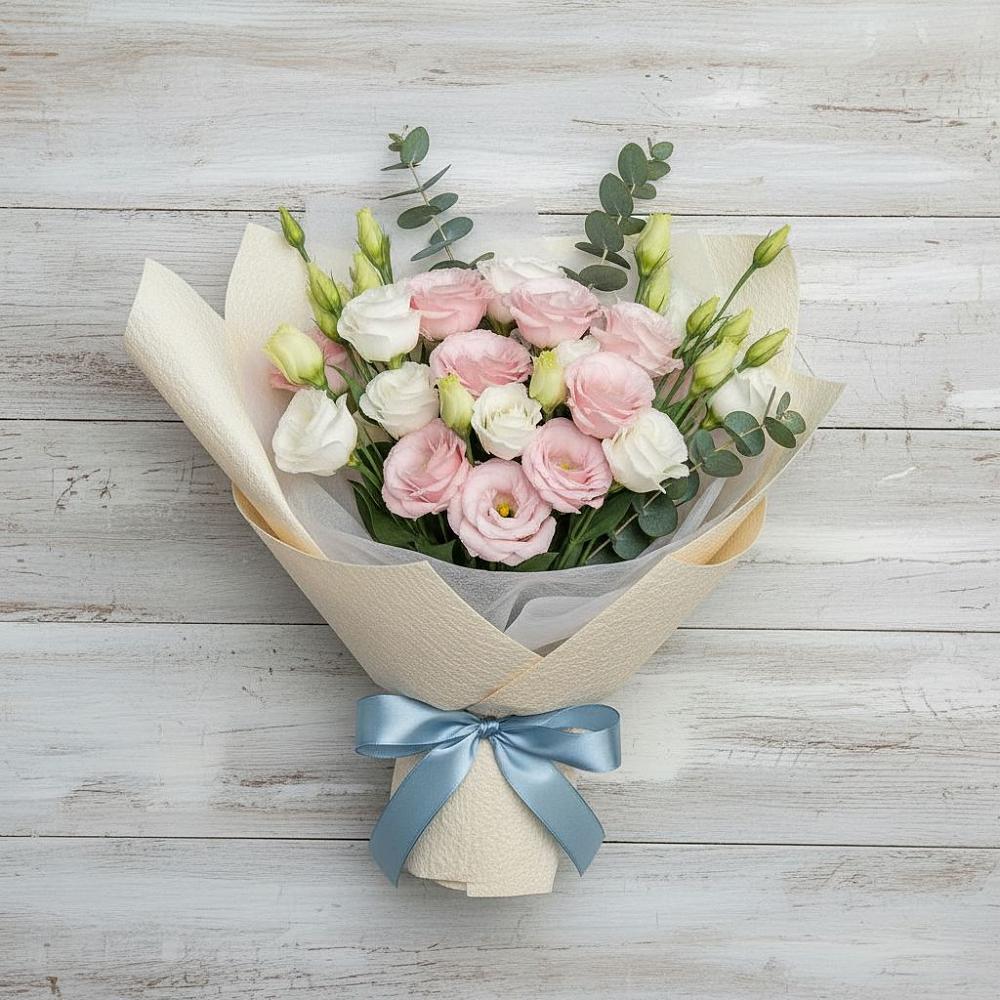 Букет цветов из: Лизиантусы в Донская Сочи